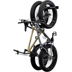 image:imageStoreYourBoard BLAT Bike Fat Tire Wall Rack Holds 2 Bikes Home and Garage Storage Hooks HeavyDuty Solid Metal Max 100 lbs