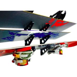 image:imageStoreYourBoard Snowboard Multi Wall Rack Home Storage amp Organization Horizontal Mount Holds 3 Boards