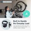 image:imageStoreYourBoard Bike Hangers for Garage  Garage Bike Rack Wall Mount Vertical Bicycle Rack for Garage  124 Swivel Bike Wall Mount with Stopper Holds 50lbs Fits All Wheel Diameters Max 26 TiresBLACK
