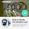 image:imageStoreYourBoard Bike Hangers for Garage  Garage Bike Rack Wall Mount Vertical Bicycle Rack for Garage  124 Swivel Bike Wall Mount with Stopper Holds 50lbs Fits All Wheel Diameters Max 26 TiresMUD