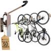 image:imageStoreYourBoard Bike Hangers for Garage  Garage Bike Rack Wall Mount Vertical Bicycle Rack for Garage  124 Swivel Bike Wall Mount with Stopper Holds 50lbs Fits All Wheel Diameters Max 26 TiresMUD