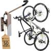 image:imageStoreYourBoard Bike Hangers for Garage  Garage Bike Rack Wall Mount Vertical Bicycle Rack for Garage  124 Swivel Bike Wall Mount with Stopper Holds 50lbs Fits All Wheel Diameters Max 26 TiresMUD