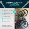 image:imageStoreYourBoard Bike Hangers for Garage  Garage Bike Rack Wall Mount Vertical Bicycle Rack for Garage  124 Swivel Bike Wall Mount with Stopper Holds 50lbs Fits All Wheel Diameters Max 26 TiresDEEPWATER