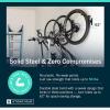 image:imageStoreYourBoard Bike Hangers for Garage  Garage Bike Rack Wall Mount Vertical Bicycle Rack for Garage  124 Swivel Bike Wall Mount with Stopper Holds 50lbs Fits All Wheel Diameters Max 26 TiresBLACK