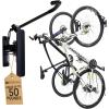 image:imageStoreYourBoard Bike Hangers for Garage  Garage Bike Rack Wall Mount Vertical Bicycle Rack for Garage  124 Swivel Bike Wall Mount with Stopper Holds 50lbs Fits All Wheel Diameters Max 26 TiresBLACK