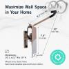 image:imageStoreYourBoard Bike Hangers for Garage  Garage Bike Rack Wall Mount Vertical Bicycle Rack for Garage  124 Swivel Bike Wall Mount with Stopper Holds 50lbs Fits All Wheel Diameters Max 26 TiresMUD