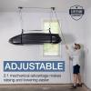 image:imageStoreYourBoard Cargo Box Pulley System  HeavyDuty Garage Hoist Lift for Rooftop Carriers  Garage Storage amp Garage Organization Ceiling Hoist with Pulley  Holds 150 lbs  Fits 810 ft Ceilings8  10 Ft Ceiling