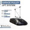 image:imageStoreYourBoard Cargo Box Pulley System  HeavyDuty Garage Hoist Lift for Rooftop Carriers  Garage Storage amp Garage Organization Ceiling Hoist with Pulley  Holds 150 lbs  Fits 810 ft Ceilings8  10 Ft Ceiling