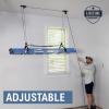image:imageStoreYourBoard Ladder Storage Ceiling Pulley System Garage Mount Hoist Heavy Duty Hanging Organizer Holds 150 lbs10 ft  14 ft Ceiling