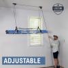 image:imageStoreYourBoard Ladder Storage Ceiling Pulley System Garage Mount Hoist Heavy Duty Hanging Organizer Holds 150 lbs8 Ft  10 Ft Ceiling