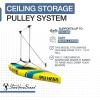 image:imageStoreYourBoard Standup Paddleboard and Surfboard Ceiling Storage Pulley System Garage Mount Hoist Heavy Duty Holds 150 lbs10 ft  14 ft Ceiling