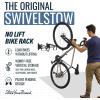 image:imageStoreYourBoard SwivelStow Bike Rack Garage Storage Rack 2 Pack  2 Road amp Gravel Bike Wall Mounts  Heavy Duty Bike Hanger  NoLift Bike Rack Garage Storage Rack  Holds 70 lb Capacity2 Pack