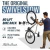 image:imageStoreYourBoard SwivelStow Bike Rack Garage Storage Rack 2 Pack  2 Road amp Gravel Bike Wall Mounts  Heavy Duty Bike Hanger  NoLift Bike Rack Garage Storage Rack  Holds 70 lb Capacity4 Pack