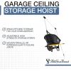image:imageStoreYourBoard Wheelbarrow Ceiling Hoist Essential Garage Storage Pulley System 8 ft  10 ft Ceiling10 ft  14 ft Ceiling