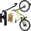 image:imageStoreYourBoard Bike Hangers for Garage  Garage Bike Rack Wall Mount Vertical Bicycle Rack for Garage  124 Swivel Bike Wall Mount with Stopper Holds 50lbs Fits All Wheel Diameters Max 26 TiresBLACK