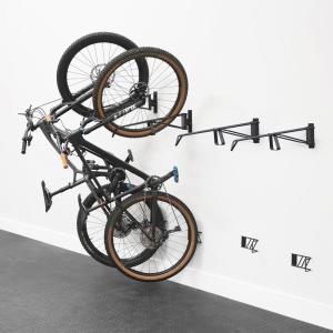 image:imageStoreYourBoard SwivelStow Bike Rack Garage Storage Rack 2 Pack  2 Road amp Gravel Bike Wall Mounts  Heavy Duty Bike Hanger  NoLift Bike Rack Garage Storage Rack  Holds 70 lb Capacity4 Pack