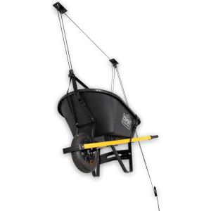 image:imageStoreYourBoard Wheelbarrow Ceiling Hoist Essential Garage Storage Pulley System 8 ft  10 ft Ceiling10 ft  14 ft Ceiling