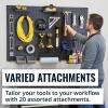 image:imageMetal Pegboard Power Tool Organizer Garage Wall Storage 3 Panel Pegboard Wall Mount Organizer Includes 20 Storage Attachments Solid Steel Holds 450 lbs 51 in x 32 in3 Panel