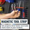image:imageMetal Pegboard Power Tool Organizer Garage Wall Storage 3 Panel Pegboard Wall Mount Organizer Includes 20 Storage Attachments Solid Steel Holds 450 lbs 51 in x 32 in3 Panel PRO