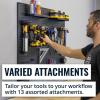 image:imageMetal Pegboard Power Tool Organizer Garage Wall Storage 3 Panel Pegboard Wall Mount Organizer Includes 20 Storage Attachments Solid Steel Holds 450 lbs 51 in x 32 in2 Panel