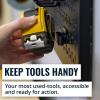image:imageMetal Pegboard Power Tool Organizer Garage Wall Storage 3 Panel Pegboard Wall Mount Organizer Includes 20 Storage Attachments Solid Steel Holds 450 lbs 51 in x 32 in3 Panel