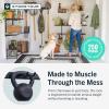 image:imageStoreYourBoard 72 Garage Tool Organizer Wall Mount  Garden Tool Organizer System  Heavy Duty Garden Tool Storage Rack for Yard Tools Rakes Shovels 500lbs Garage Organization  8 PVC Coated HooksDEEP WATER