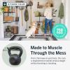 image:imageStoreYourBoard 72 Garage Tool Organizer Wall Mount  Garden Tool Organizer System  Heavy Duty Garden Tool Storage Rack for Yard Tools Rakes Shovels 500lbs Garage Organization  8 PVC Coated HooksCACTUS