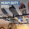 image:imageStoreYourBoard Adjustable Ski and Snowboard Ceiling Rack Overhead Storage Mount Double SidedDouble Sided