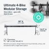 image:imageStoreYourBoard BLAT Bike Wall Mount  Bike Hanger for Garage SpaceSaving Vertical Bike Stand for Secure Bike Storage Adjustable Wall Mounted  Fits Most Road Mountain amp Hybrid Bikes  SingleMulti Pack