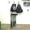 image:imageStoreYourBoard Baseball Bat Storage Rack 14 Bat Caddy Hanging Organizer Wall or Fence Mount Equipment Holder Solid Steel Gloves Helmets Cleats