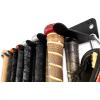 image:imageStoreYourBoard Baseball Bat Storage Rack 14 Bat Caddy Hanging Organizer Wall or Fence Mount Equipment Holder Solid Steel Gloves Helmets Cleats