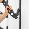 image:imageStoreYourBoard Beach Chair and Umbrella Wall Storage Rack Metal Adjustable 4 Level Beach Gear Hanger Garage and Home OrganizerBlack