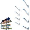 image:imageStoreYourBoard Beach Chair and Umbrella Wall Storage Rack Metal Adjustable 4 Level Beach Gear Hanger Garage and Home OrganizerWhite