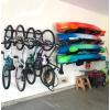 image:imageStoreYourBoard Bike Storage Rack with Shelf  Heavy Duty Garage Bike Storage Rack for 5 Bicycles Adjustable Vertical Bike Rack Bike Rack Shelf for Helmets amp Gear Holds 300 lbs5 Bike Rack