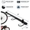 image:imageStoreYourBoard Bike Storage Rack with Shelf  Heavy Duty Garage Bike Storage Rack for 5 Bicycles Adjustable Vertical Bike Rack Bike Rack Shelf for Helmets amp Gear Holds 300 lbs5 Bike Rack