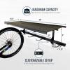image:imageStoreYourBoard Bike Storage Rack with Shelf  Heavy Duty Garage Bike Storage Rack for 5 Bicycles Adjustable Vertical Bike Rack Bike Rack Shelf for Helmets amp Gear Holds 300 lbs5 Bike Rack  Shelf