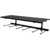 image:imageStoreYourBoard Chair Storage Rack with Storage Shelf  Folding Chair Rack for Home amp Garage Organization Chair Hangers for Folding Beach Patio amp Camping Chairs Heavy Duty Steel Holds 300 lbsTriple  Shelf