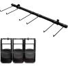 image:imageStoreYourBoard Chair Storage Rack with Storage Shelf  Folding Chair Rack for Home amp Garage Organization Chair Hangers for Folding Beach Patio amp Camping Chairs Heavy Duty Steel Holds 300 lbsTriple