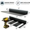image:imageStoreYourBoard Electric Drill Storage Rack Shelf Holds 4 Drills Hanging Wall Mounted Organizer for Garage Home Workshop ShedDrill Rack  Shelf