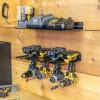 image:imageStoreYourBoard Electric Drill Storage Rack Shelf Holds 4 Drills Hanging Wall Mounted Organizer for Garage Home Workshop ShedDrill Rack  Shelf