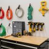 image:imageStoreYourBoard Electric Drill Storage Rack Shelf Holds 4 Drills Hanging Wall Mounted Organizer for Garage Home Workshop ShedDrill Rack