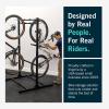 image:imageStoreYourBoard Freestanding Bike Rack for 8 Bikes  Heavy Duty Aluminum amp Steel Indoor Bike Rack Garage  SpaceSaving Vertical Bike Rack for Road Mountain and Hybrid Bicycles  Holds Up to 300 Lbs8Bike Rack