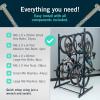 image:imageStoreYourBoard Freestanding Bike Rack for 8 Bikes  Heavy Duty Aluminum amp Steel Indoor Bike Rack Garage  SpaceSaving Vertical Bike Rack for Road Mountain and Hybrid Bicycles  Holds Up to 300 Lbs5bike Rack