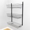 image:imageStoreYourBoard GBasket Wall Mount Storage System Heavy Duty Metal Basket Adjustable Organizer for Indoor amp Garage Organization Holds 120 lbs