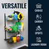 image:imageStoreYourBoard GBasket Wall Mount Storage System Heavy Duty Metal Basket Adjustable Organizer for Indoor amp Garage Organization Holds 120 lbs