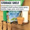 image:imageStoreYourBoard Gardening Hand Tools Organizer Wall Mount Storage Shelf for Garden Scissors Hand Pruners Plant Shears Tree Cutter Gardening Shears and Garden Supplies Holds 40 lbs