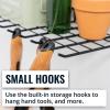 image:imageStoreYourBoard Gardening Hand Tools Organizer Wall Mount Storage Shelf for Garden Scissors Hand Pruners Plant Shears Tree Cutter Gardening Shears and Garden Supplies Holds 40 lbs