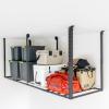 image:imageStoreYourBoard HeavyDuty Ceiling Mounted Garage Shelving Steel Overhead Ceiling Shelf 3x8 Garage Organization Rack with Hooks Holds 700 lbs3 x 8 ft