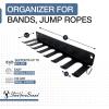 image:imageStoreYourBoard Home Gym Equipment Storage Rack Wall Mount Hanging Organizer Fitness Accessories Workout Bands Jump Ropes Yoga Foam Roller Belts Solid Metal Exercise Gear Hooks
