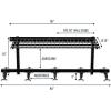 image:imageStoreYourBoard Lone Peak Ski Storage Rack and Wall Shelf Holds 5 Pairs of Skis and Poles Supports 300 lbs 46 in x 1375 in x 16 inSki Rack  Shelf